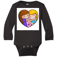 Bff Long Sleeve Baby Bodysuit | Artistshot