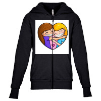 Bff Youth Zipper Hoodie | Artistshot