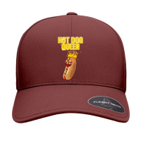 Funny Hot Dog For Women Girls Grilled Wiener Sausage Buns T Shirt Seamless Cap | Artistshot