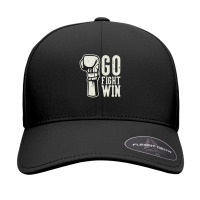 Go Fight Win With Boxing Hand Gloves Seamless Cap | Artistshot