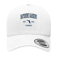 Bayshore Gardens Florida Fl Vintage Athletic Navy Sports Des T Shirt Yupoong Trucker Cap | Artistshot