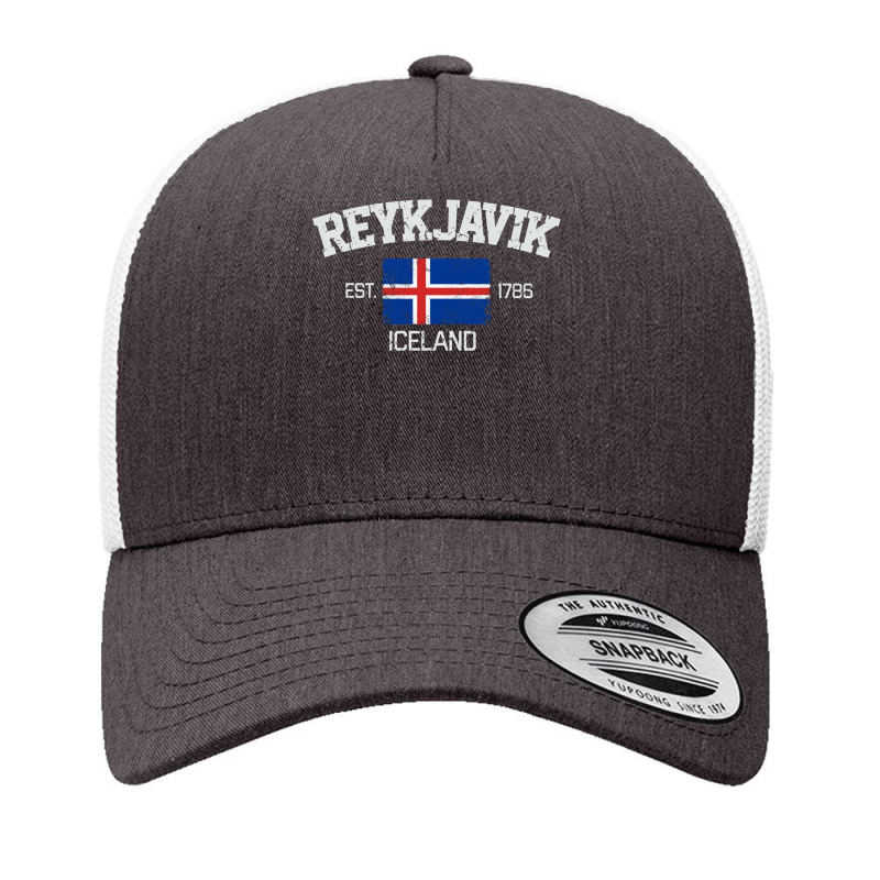 Vintage Reykjavik Iceland Souvenir Gift Pullover Hoodie Yupoong Trucker Cap by walkersnoelan | Artistshot