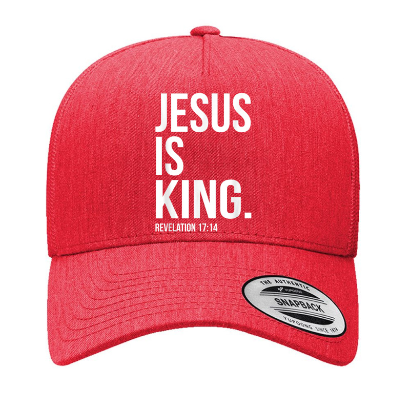 Jesus Is King Bible Scripture Quote Christian Character Animae Yupoong Trucker Cap by Aria-Proctor | Artistshot