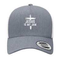 Jesus Is My Jam Christian Catholic Cross Bible Religious For Mens Wome Yupoong Trucker Cap | Artistshot