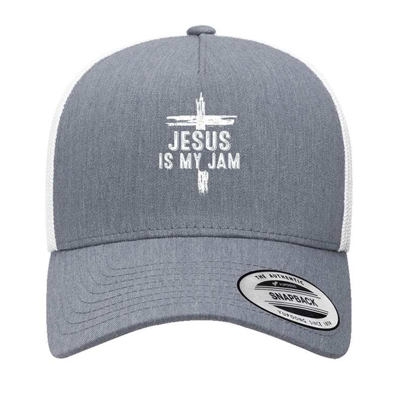 Jesus Is My Jam Christian Catholic Cross Bible Religious For Mens Wome Yupoong Trucker Cap by Aria-Proctor | Artistshot