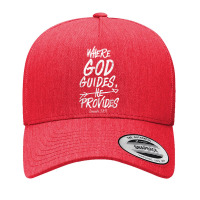 Where God Guides He Provides Isaiah 5811 Bible Verse Art Yupoong Trucker Cap | Artistshot