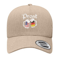 Prost Beer American German Flag Funny Oktoberfest Men Women Tank Top Yupoong Trucker Cap | Artistshot