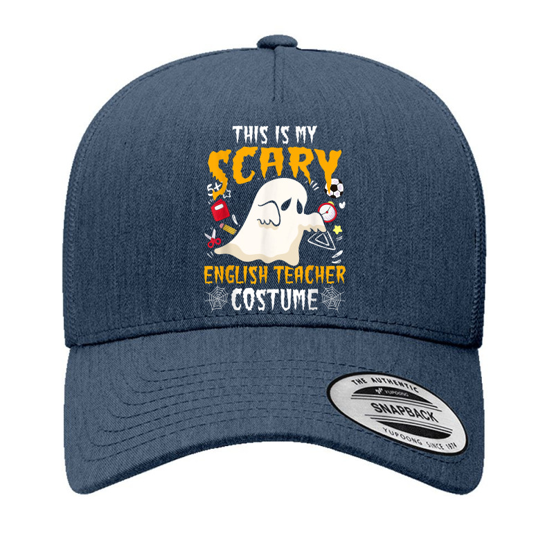 This Is My Scary English Costume Teacher Halloween Design Character Yupoong Trucker Cap | Artistshot