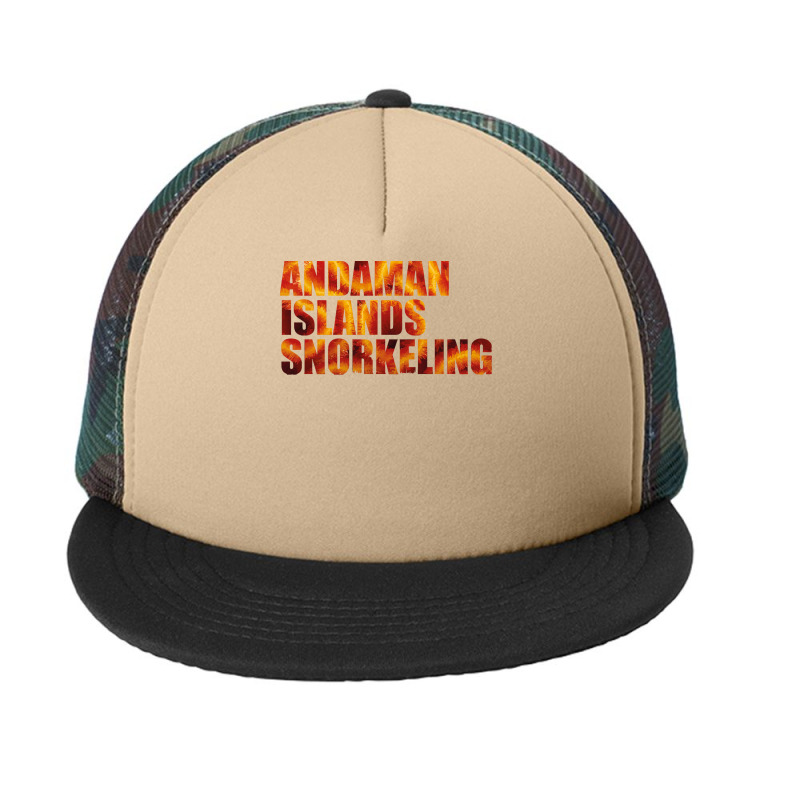 Andaman Islands T Shirtandaman Islands Snorkeling Anemone T Shirt Foam Snapback hat by pestmasons | Artistshot