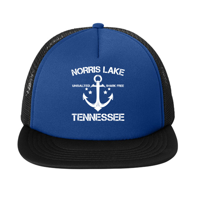 Norris Lake Tennessee Funny Fishing Camping Summer Gift Long Sleeve T Foam Snapback hat by shoaibmolleda | Artistshot