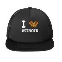 I Love Weiners Hotdogs Frankfurter Wiener Frank Sausage Bun T Shirt Foam Snapback Hat | Artistshot