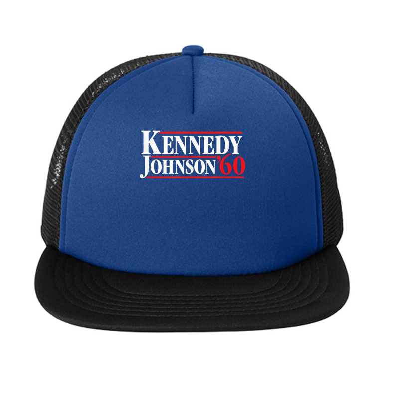 Kennedy Johnson 1960 Retro Campaign Shirt T Shirt Foam Snapback hat by paisleafuscaldo | Artistshot