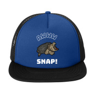 Alligator Snapping Turtle Meme For Men Women Kids Foam Snapback Hat | Artistshot