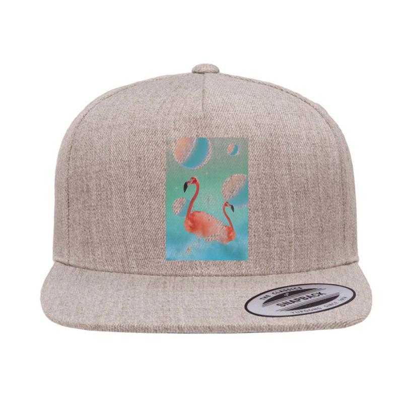 Flamingo T  Shirt Objective Subjectivity T  Shirt 5 Panel Snapback Cap | Artistshot