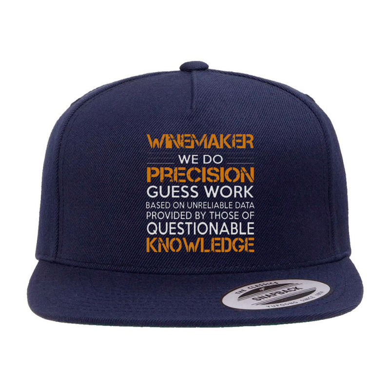 Awesome Shirt For Winemaker 5 Panel Snapback Cap | Artistshot