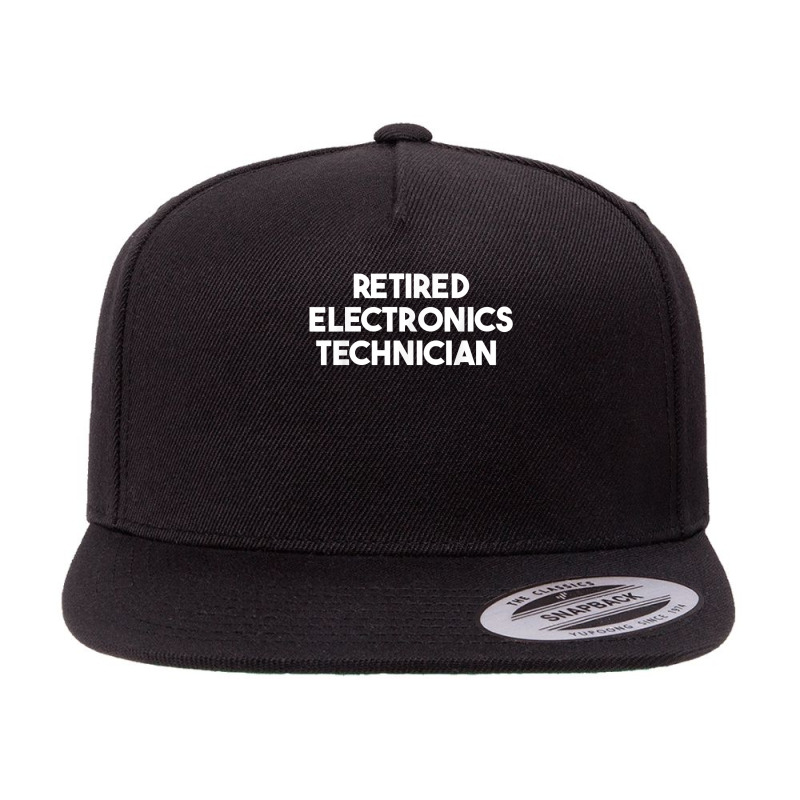 Retired Electronics Technician T Shirt 5 panel snapback cap by haylesfshiltsxd1 | Artistshot