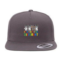 Autism Awareness Siberian Husky Dog 5 Panel Snapback Cap | Artistshot