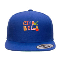 Funny Ciao Bella Saying Italy Garden For Italian Foods Lover Tank Top 5 Panel Snapback Cap | Artistshot