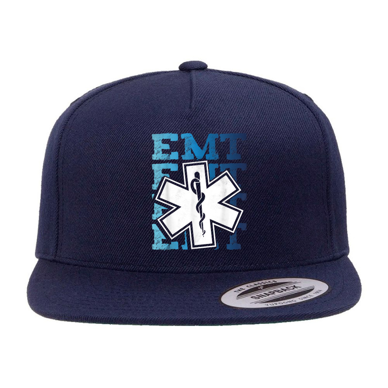 Vintage Emt Shirt, Emergency Medical Technician T Shirt 5 Panel Snapback Cap | Artistshot