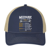 Mechanic Hourly Rate Labor Rates Funny Co Workers Car Lover T Shirt Pa Trucker Cap | Artistshot