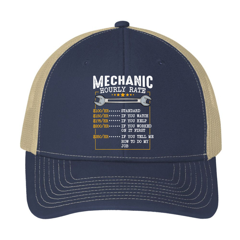 Mechanic Hourly Rate Labor Rates Funny Co Workers Car Lover T Shirt Pa Trucker Cap by HUUY | Artistshot