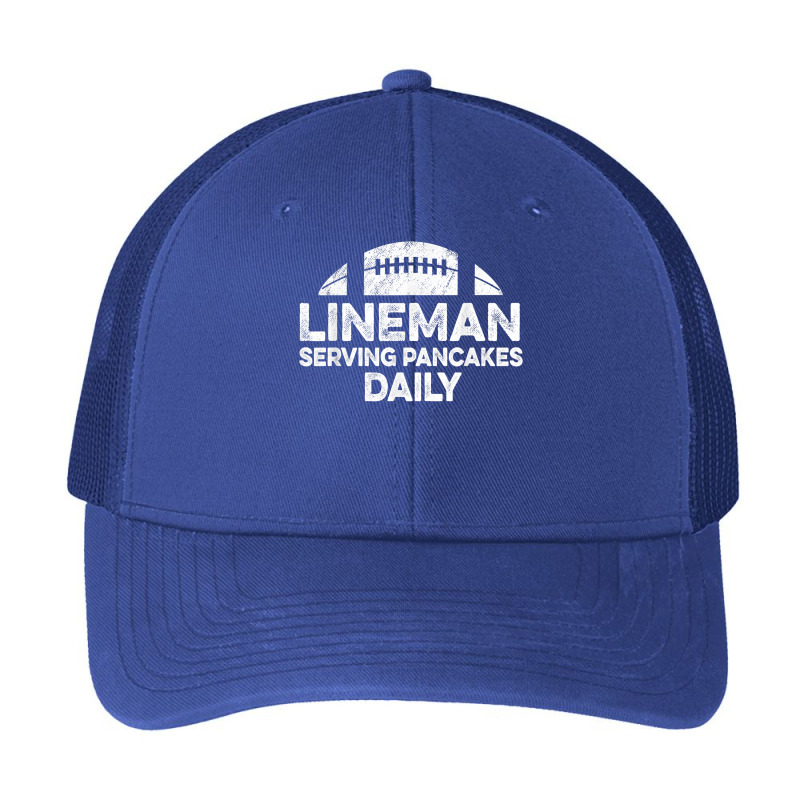 Mens Lineman Serving Pancakes Daily Football Offensive Lineman T Shirt Pa Trucker Cap | Artistshot