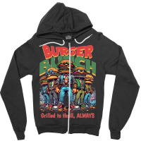 Burger Bunch Zipper Hoodie | Artistshot