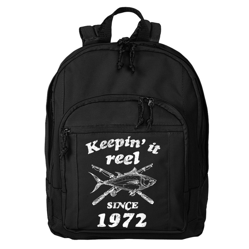 Fishing 50th Birthday Funny Fishings 50 Year Old Basic Backpack | Artistshot