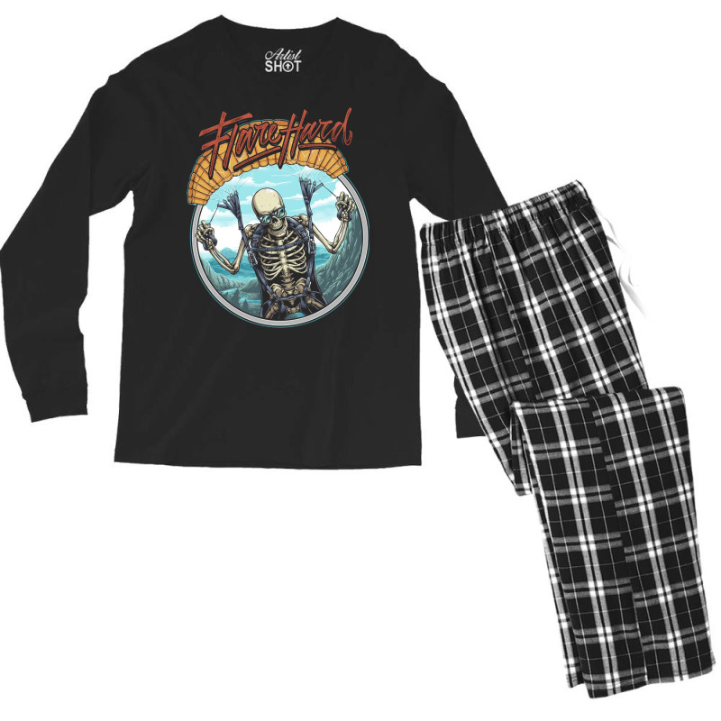 Flare Hard Men's Long Sleeve Pajama Set | Artistshot