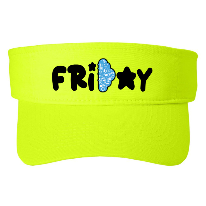 Friday Text Fashion Visor | Artistshot