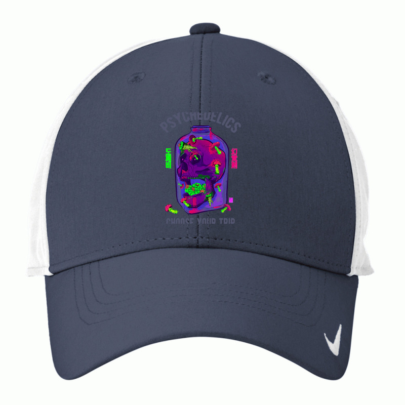 Mushroom Lsd Skull Psychedelic Trip Nike Dri-fit Cap | Artistshot