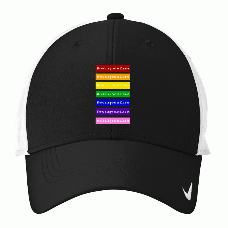 #breakingcodesilence,rainbow ,alliance ,breaking Code Silence Nike Dri-fit Cap | Artistshot