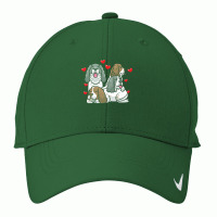 English Springer Spaniel T  Shirt English Springer Spaniel Dog Heart M Nike Dri-fit Cap | Artistshot