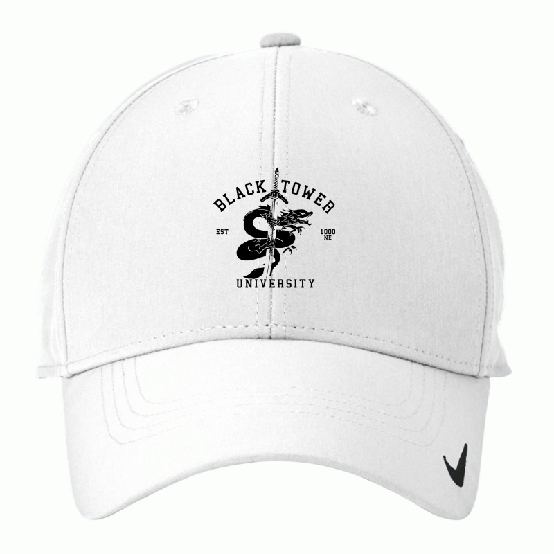 Black University Nike Dri-FIT Cap by idalismarcha | Artistshot