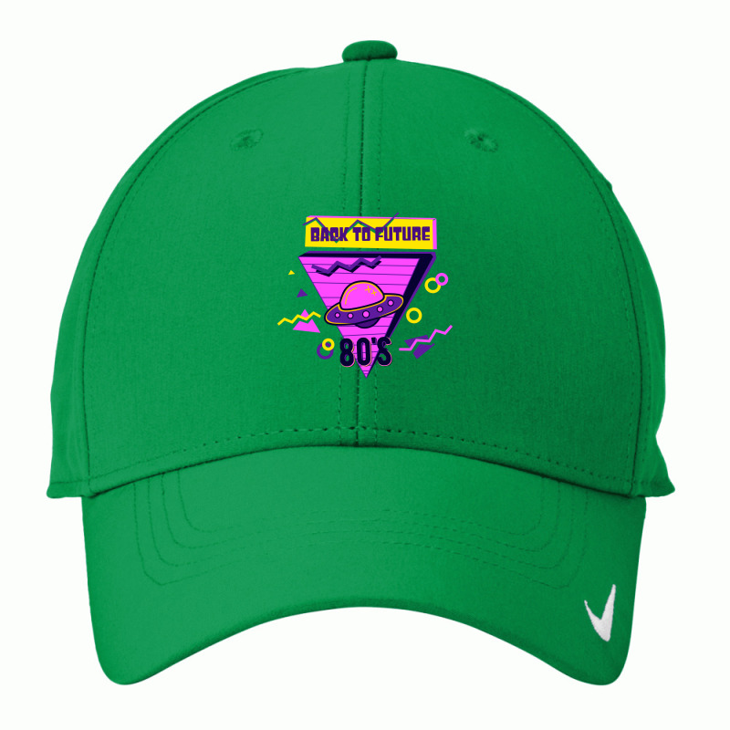 Ufo Back To Future 80s Retrowave Nike Dri-FIT Cap by afancreaive99 | Artistshot