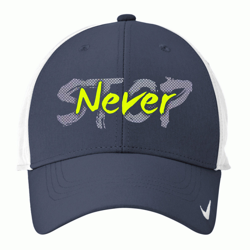 Never Stop Nike Dri-FIT Cap by mbah mujilah | Artistshot