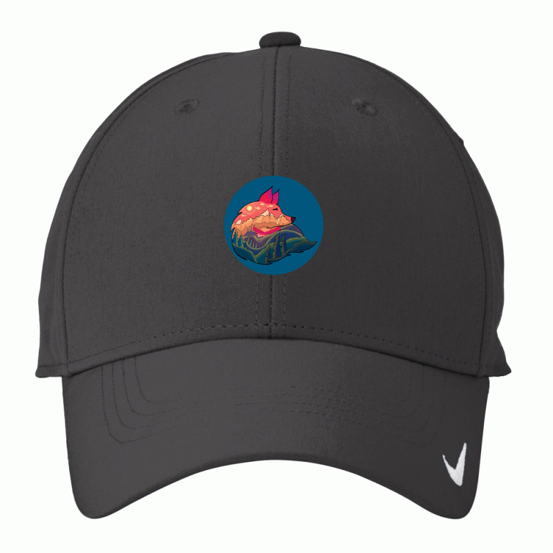 Fox And Landscape Nike Dri-FIT Cap by InspirationColor | Artistshot