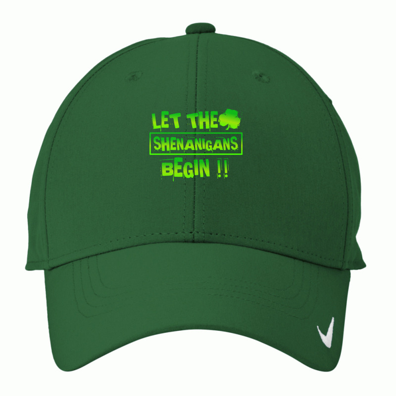 Im Not Short Im Leprechaun Size T  Shirt Let The Shenanigans Begin Fun Nike Dri-fit Cap | Artistshot