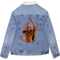 Scorpion King Unisex Sherpa-lined Denim Jacket | Artistshot