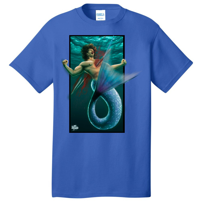 Merman Basic T-shirt by NRO Arte Digital | Artistshot