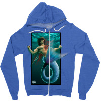 Merman Zipper Hoodie | Artistshot