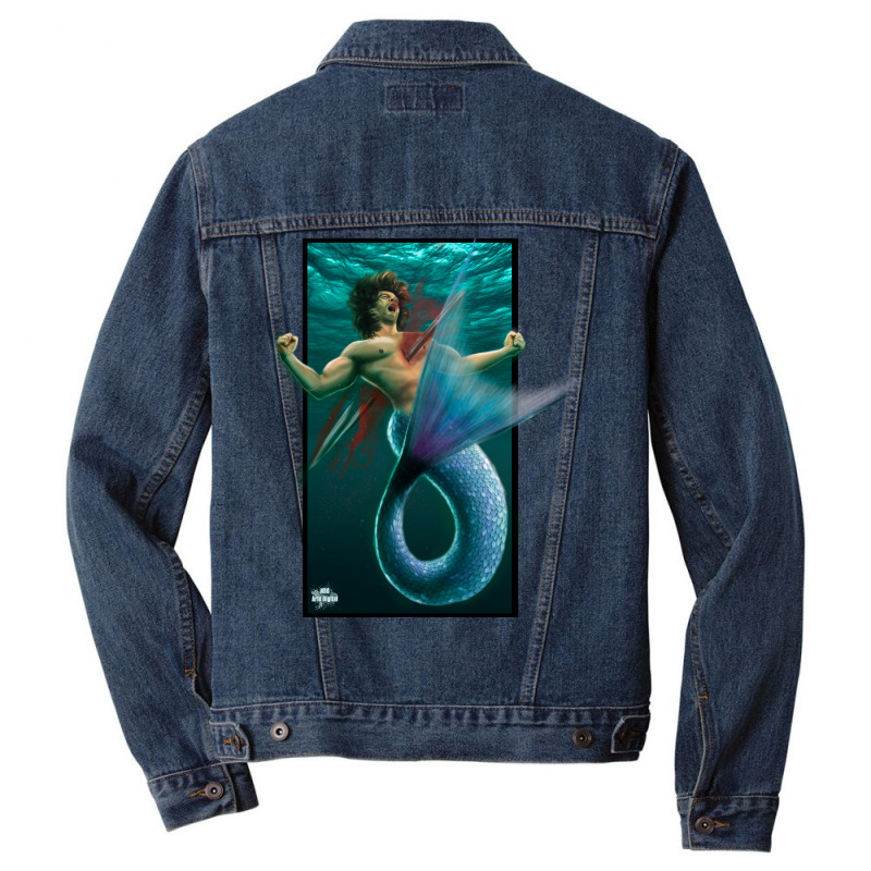 Merman Men Denim Jacket by NRO Arte Digital | Artistshot