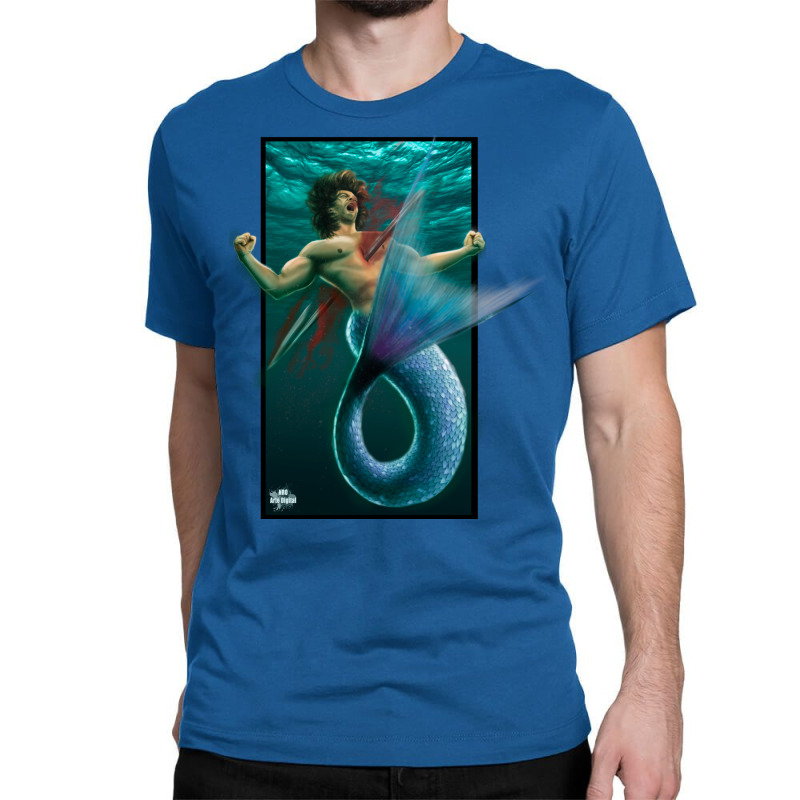 Merman Classic T-shirt by NRO Arte Digital | Artistshot