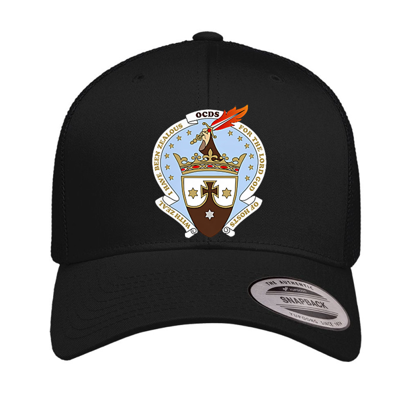 Carmelite Shield Catholic Shirt Retro Trucker Cap by koleuuwla | Artistshot