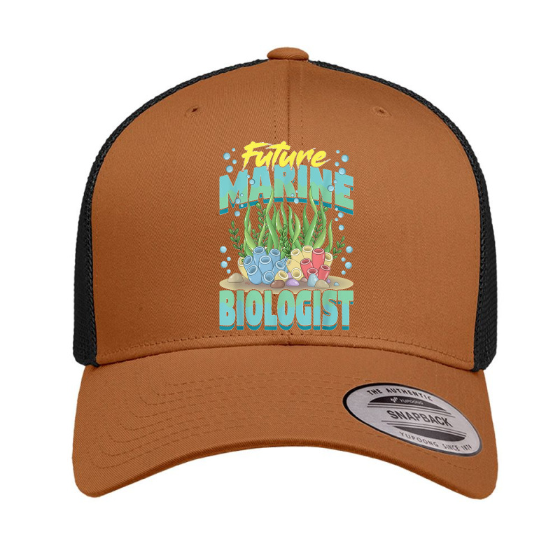 Future Marine Biologist Ocean Life Marine Biology Student Retro Trucker Cap | Artistshot