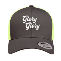 Vintage Glory Glory Game Day Fight Song T Shirt Retro Trucker Cap | Artistshot