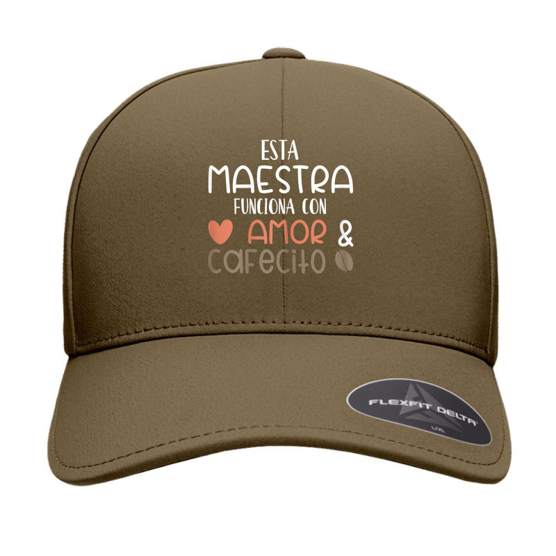 Womens Maestra Amor Cafecito Bilingual Spanish Teacher T Shirt Seamless Cap by crineraullamasqo | Artistshot