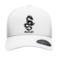 Imagine Dream Believe  Fantasy Dragon Tattoo Music Vintage Retro Seamless Cap | Artistshot