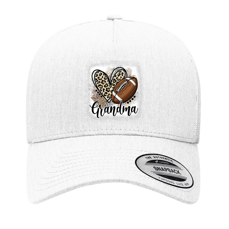 Football Grandma Funny Leopard Heart Family Sporty Yupoong Trucker Cap by pester | Artistshot