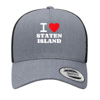 I Love Staten Island Premium T Shirt Yupoong Trucker Cap | Artistshot